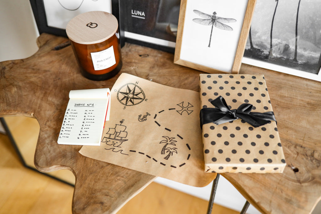 Une chasse au trésor géante dans la maison