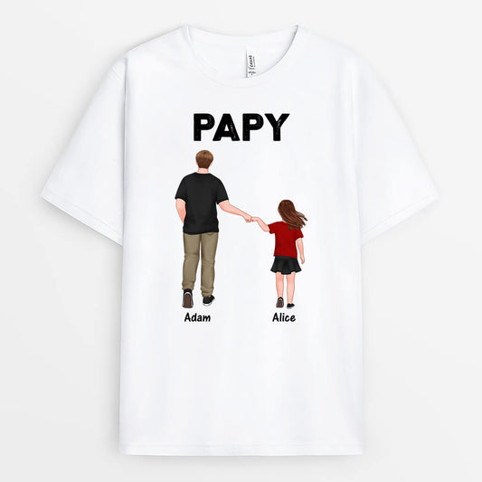 1001AFR1 Cadeau Personnalise T shirt Papa Papy_a8dd1ab2 62ea 47cc 8856 ae137c933971