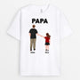 1001AFR2 Cadeau Personnalise T shirt Papa Papy