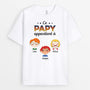 1003AFR2 Cadeau Personnalise T shirt Papa Papi