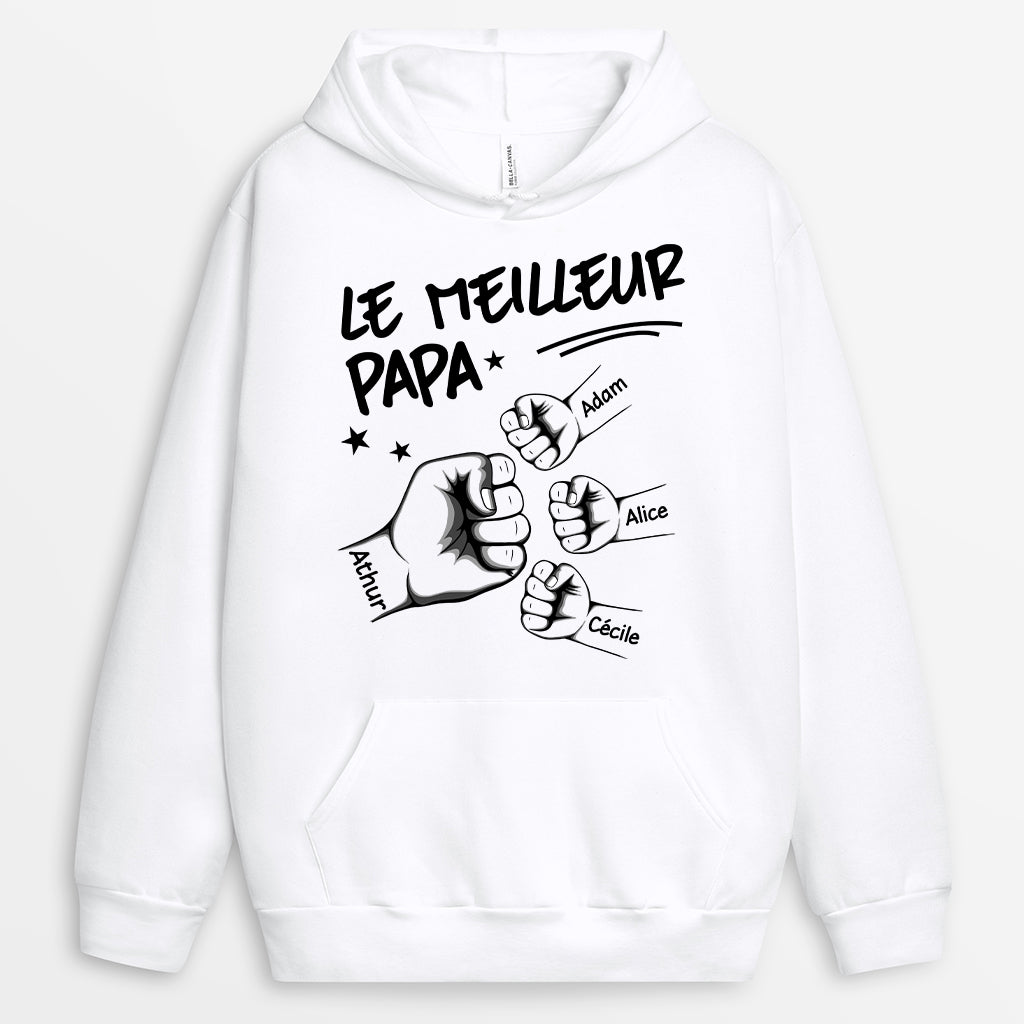 1006AFR1 Cadeau Personnalise T shirt Poing Papy Papa_a5e224d5 6c4b 4457 bac5 5aa8c7763d03