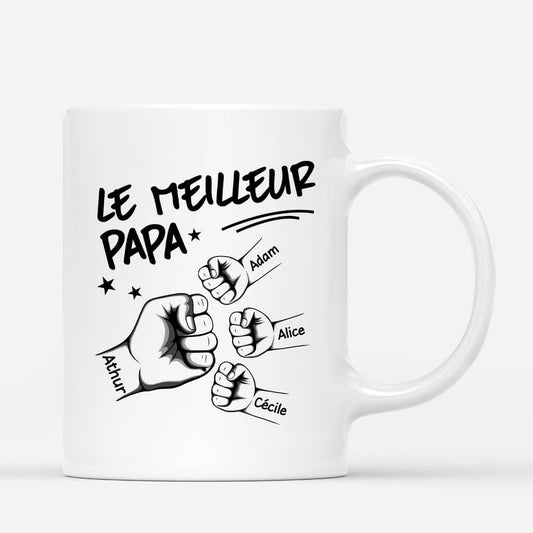 1006MFR1 mug meilleur papa papy pour toujours personnalise