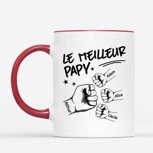 1006MFR2 mug meilleur papa papy pour toujours personnalise