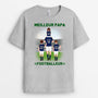 1011AFR1 Cadeau Personnalise T shirt Footballeur Papy Papa