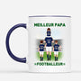 1011MFR2 mug meilleur papa footballeur terrain personnalise