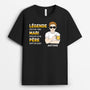 1024AFR1 Cadeau Personnalise T shirt Papa Papi