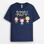 1027AFR2 Cadeau Personnalise T shirt Bande Papa Papi