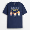 T-shirt La Bande Mignonne à Papa Papi Personnalisé