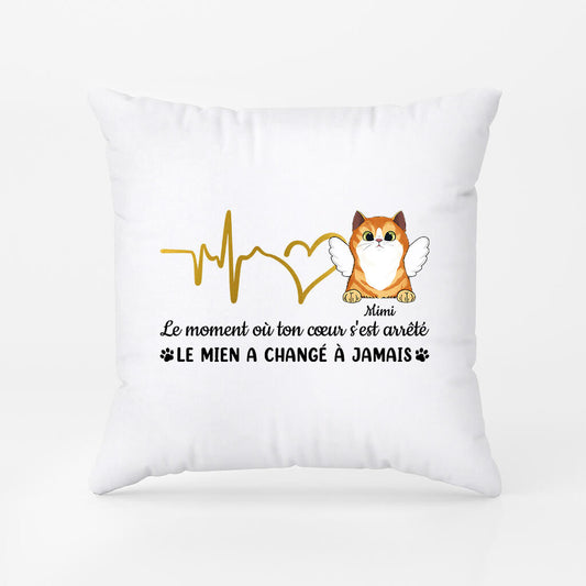 1033PFR1 Cadeau Personnalise Coussin Coeur Arrete Amoureux des chats_e259efce ed1c 4164 a922 15eed57f8e95