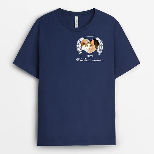 1035AFR2 Cadeau Personnalise T shirt Memoire Amoureux des chats