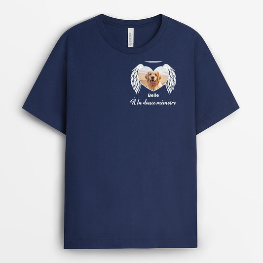 1035AFR2 Cadeau Personnalise T shirt Memoire Amoureux des chiens