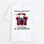 1039AFR1 Cadeau Personnalise T shirt Retraite Papa Papi