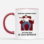 1039MFR2 Cadeau Personnalise Mug Retraite Papa Papi