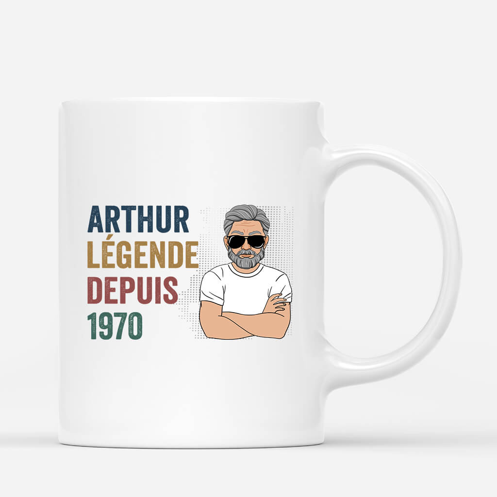 Café-Croissant - Mug Personnalisé Tasse Cadeau Noël Warning PAPY Café-Croissant - Mug Personnalisé Tasse Cadeau Noël Warning PAPY
