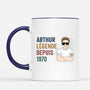 1040MFR2 Cadeau Personnalise Mug legende Papa Papi