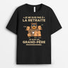 T-shirt Je Suis Un Grand-Père Professionnel Papi Ours Personnalisé