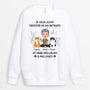 1046WFR2 Cadeau Personnalise Sweat shirt Retraite Calins Amoureux des chats