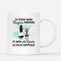 1052MFR1 Cadeau Personnalise Mug Bonjour Au Revoir Amoureux des chiens