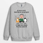 1060WFR1 Cadeau Personnalise Sweat shirt Retraite Calins Amoureux des chats