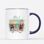 1077MFR2 Cadeau Personnalise Mug Home Sweet Home Famille