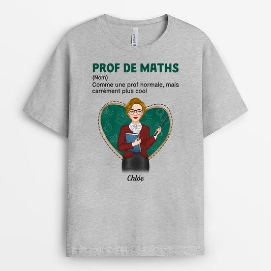 1086AFR1 Cadeau Personnalise T shirt Definition Professeur