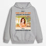 1118HFR2 Cadeau Personnalise Sweat a Capuche Chut Femme Cafe