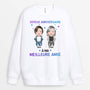 1126WFR1 Cadeau Personnalise Sweat shirt Joyeux Anniversaire Meilleure Amie Anniversaire_a202cb57 698d 49c3 807d 97a4b18f38fa