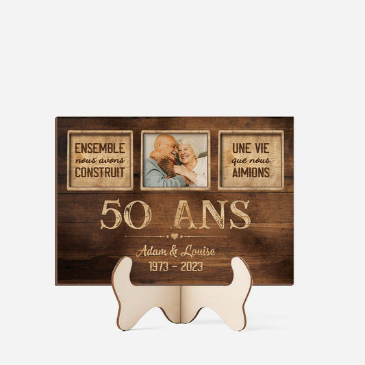 1131QFR1 plaque en bois personnalisee ensemble nous avons construit une vie que nous aimons 1131q6m5g_803e9c36 889c 4054 b390 d6115c56e66d