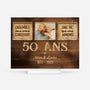 1131RFR1 plaque en acrylique personnalisee ensemble nous avons construit une vie que nous aimons 1131r6m5g