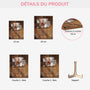 1132QFR3 plaque en bois personnalisee photo joyeux anniversaire de mariage 1132q8m0g