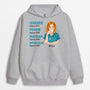 1145HFR2 Cadeau Personnalise Sweat a Capuche Epouse Maman Mamie Infirmiere Geniale