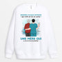 1146WFR1 Cadeau Personnalise Sweatshirt Derriere Infirmier Mere