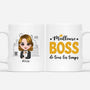 1150MFR1 Cadeau Personnalise Mug Meilleur Boss Collegue