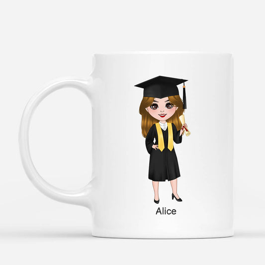 1155MFR2 Cadeau Personnalise Mug Fini Enfin Diplomes