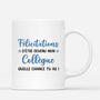 1156MFR3 Cadeau Personnalise Mug Felicitations Chance Collegues