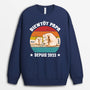 1170WFR2 Cadeau Personnalise Sweat shirt Bientot Papa