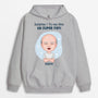 1172HFR2 Cadeau Personnalise Sweat a Capuche Surprise Super Papa Pere