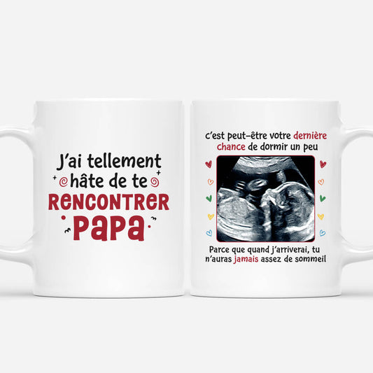 1179MFR1 Cadeau Personnalise Mug Hate Rencontrer Papa Pere