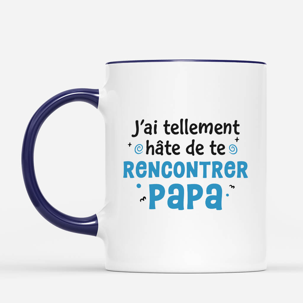 1179MFR2 Cadeau Personnalise Mug Hate Rencontrer Papa Pere