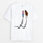 1187AFR2 Cadeau Personnalise T shirt Marche Seule Cheval Amoureux des animaux