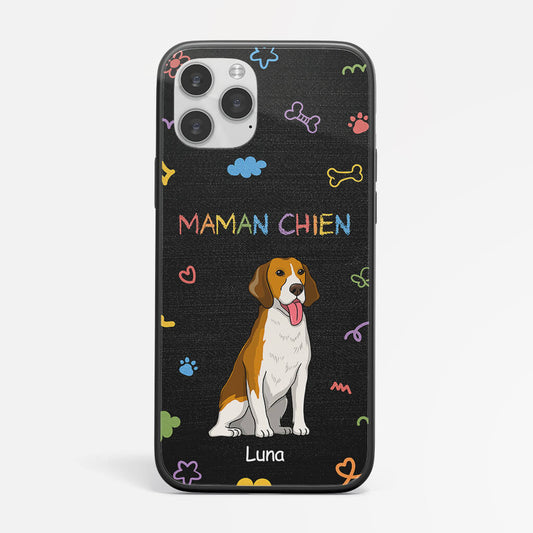 1201FFR1 Cadeau Personnalise Coque Telephone Maman Chien Papa Chien Amoureux des animaux_ba16f717 ec42 4d72 8e74 2acd47d5430b