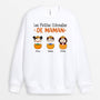 1213WFR1 Cadeau Personnalise Sweatshirt Citrouilles Mamie Grand mere