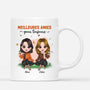 1214MFR1 Cadeau Personnalise Mug Meilleures Amies Toujours Automne Pre Vert Amie