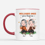 1214MFR2 Cadeau Personnalise Mug Meilleures Amies Toujours Automne Pre Vert Amie