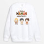 1215WFR1 Cadeau Personnalise Sweatshirt Appartient Mamie Maman