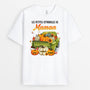 1222AFR1 Cadeau Personnalise T shirt Citrouilles Maman Mamie Mere Grand mere