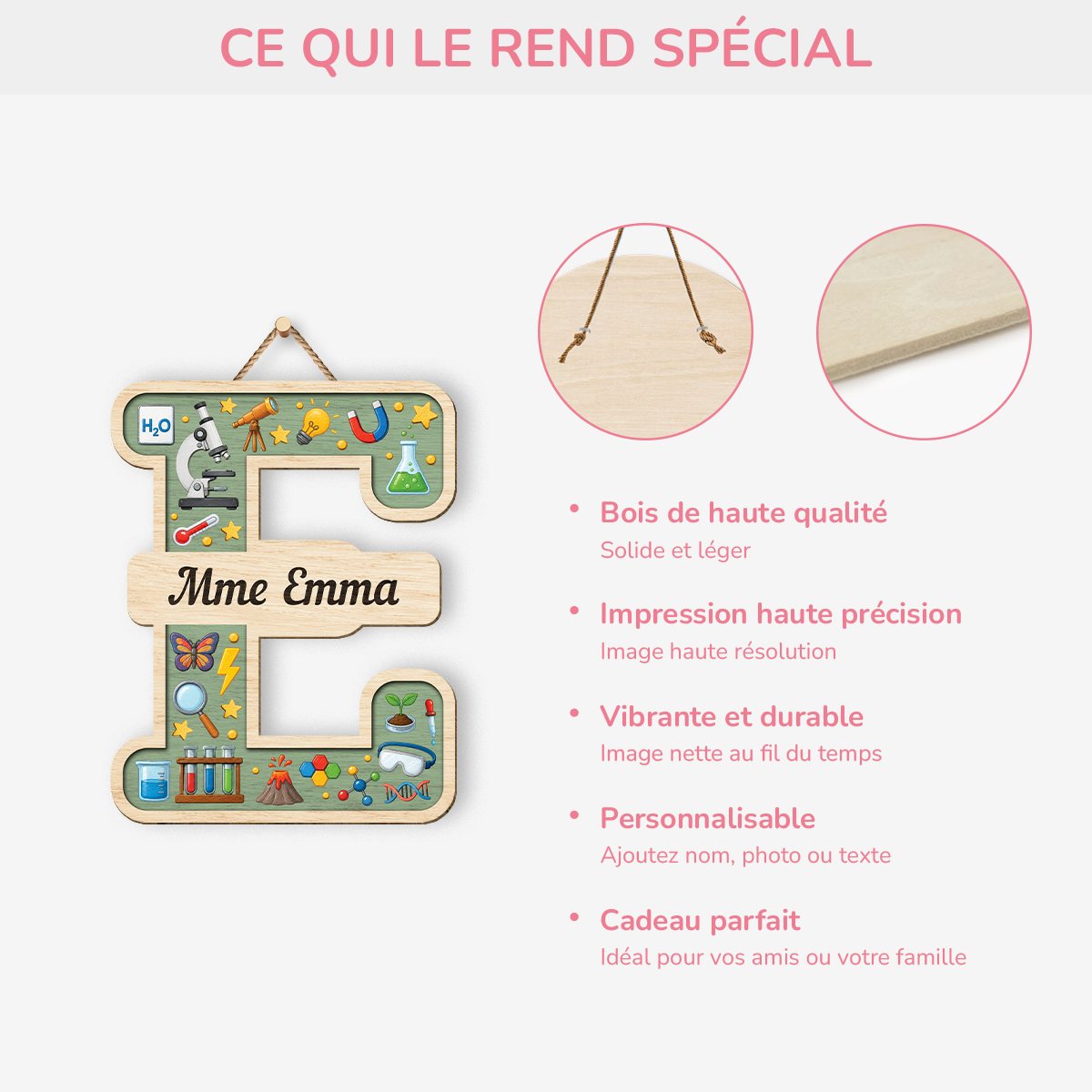 12245QA ProWoodSign CouFR RnDNone IdeAn MedImage NicBackToSchool