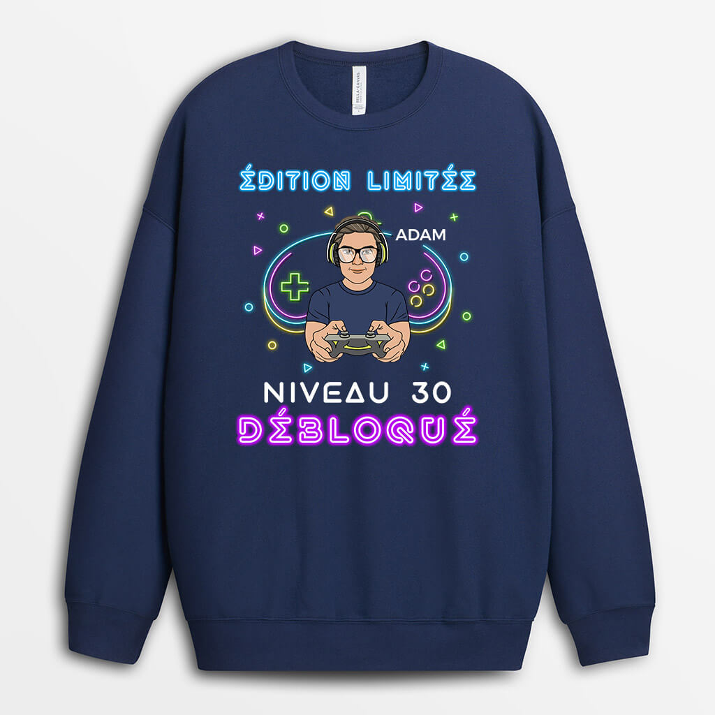 1241wfr2 sweatshirt niveau 30 debloque personnalise