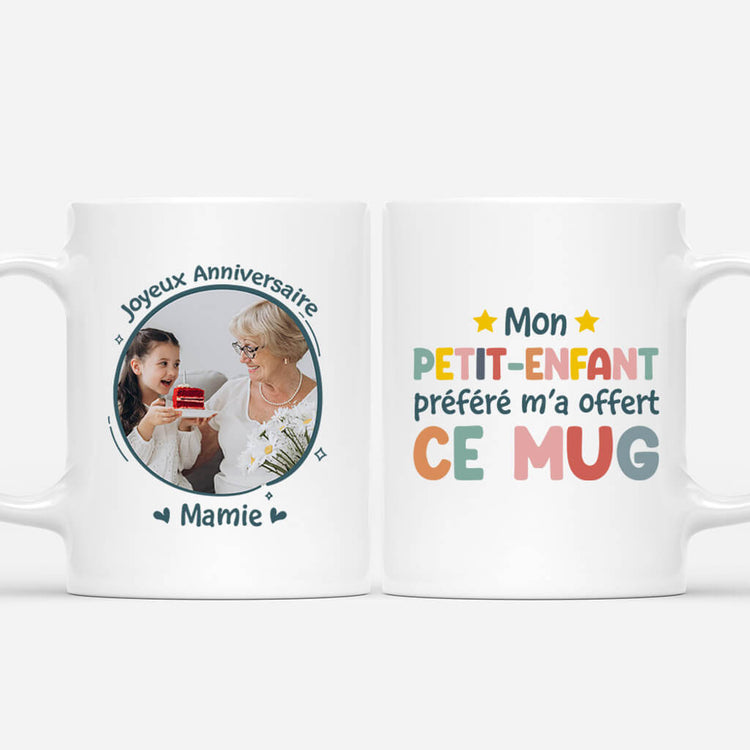 Mug Mon Petit Enfant Préféré M'a Donné Ce Mug 70e Anniversaire Personnalisé