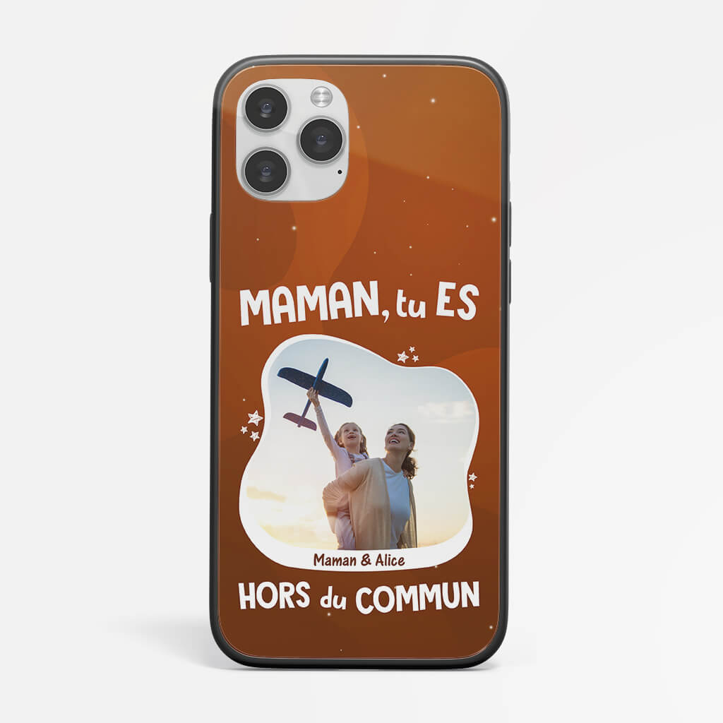 1254FFR2 coque de telephone iphone 12 papa tu es hors du commun fusee personnalisee